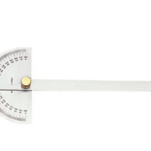 DP/6 GROZ DEGREE PROTRACTOR, ROUND HEAD, 150MM BLADE