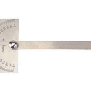 DP/R/6 GROZ DEGREE PROTRACTOR, RECTANGULAR HEAD, 150MM BLADE