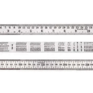 SR/150 GROZ STEEL RULE, METRIC, 150MM