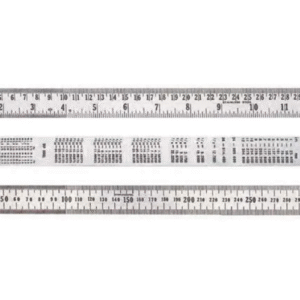 SR/450 GROZ STEEL RULE, METRIC, 450MM