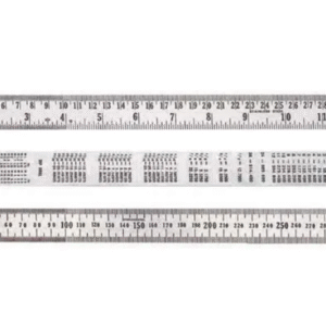 SR/600 GROZ STEEL RULE, METRIC, 600MM