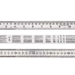 SR/1000 GROZ STEEL RULE, METRIC, 1000MM