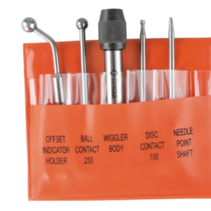 WCF/WZ/6 GROZ WIGGLER & CENTER FINDER, CHUCK & 4 ATTACHMENTS