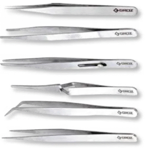 TWZ/ST-6 GROZ 6 PIECE TWEEZER SET