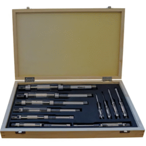 AHR/8/ST GROZ ADJUSTABLE HAND REAMER SET, H4 - H11, 11.9 - 26.98MM