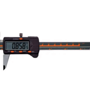 EDC/8 GROZ DIGITAL VERNIER CALIPER, 0-8/0-200MM, 0.0005/0.01MM,4 BUTTONS, WITH THUMB WHEEL