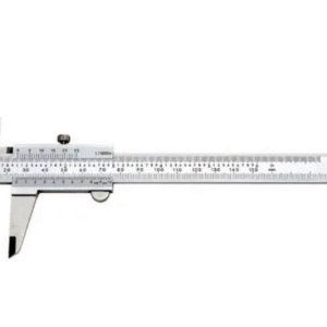 VNC/6 GROZ VERNIER CALIPER, 0-150MM/0-6, LOWER RESOLUTION: 0.02MM, UPPER RESOLUTION:  .001, STAINLESS STEEL, UPPER LOCK, JAW LENGTH: 40MM
