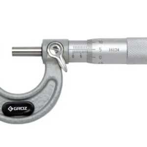 MM/75-100 GROZ OUTSIDE MICROMETER, 75-100MM, 0.01MM, RATCHET STOP, PAINTED FRAME