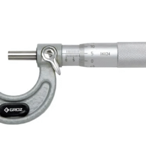 MM/125-150 GROZ OUTSIDE MICROMETER, 125-150MM, 0.01MM, RATCHET STOP, PAINTED FRAME