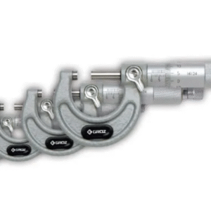 MM/0-150/ST6 GROZ OUTSIDE MICROMETER SET, 6 PIECE, 0 -150MM, 0.01MM, RATCHET STOP, PAINTED FRAME