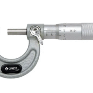 MM/2-3 GROZ OUTSIDE MICROMETER, 2-3, 0.0001, RATCHET STOP, PAINTED FRAME