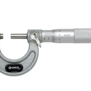 MM/3-4 GROZ OUTSIDE MICROMETER, 3-4, 0.0001, RATCHET STOP, PAINTED FRAME