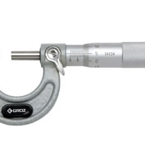 MM/4-5 GROZ OUTSIDE MICROMETER, 4-5, 0.0001, RATCHET STOP, PAINTED FRAME