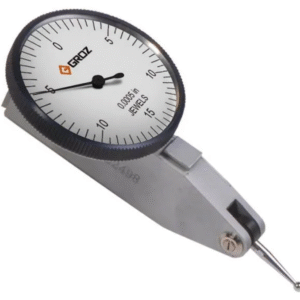 DTI/150 GROZ DIAL TEST INDICATOR, WHITE FACE, 0.30  0.005 0-150-0, ?1-1/4, HORIZONTAL