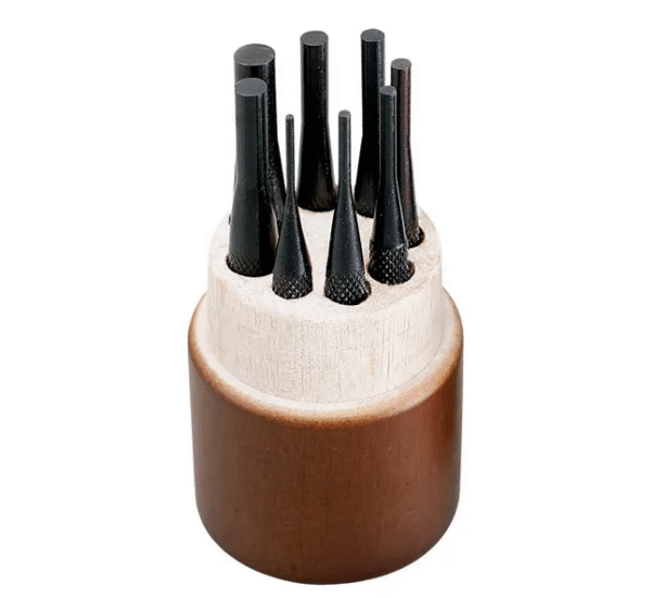 PP/4/ST GROZ PIN PUNCH SET, 100MM OAL, 4 PCE