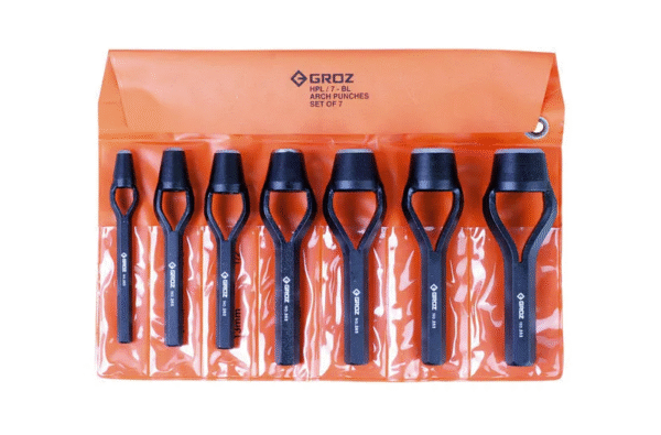 HPL/7/BEL/ST GROZ ARCH (WAD) PUNCH SET, 6 - 25MM, 7 PCE