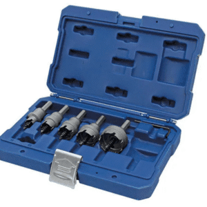 HOLEMAKER 5 PIECE TCT HOLESAW SET, 4.5MM DEPTH, CONTAINS 16, 20, 25, 32 & 40MM DIA.