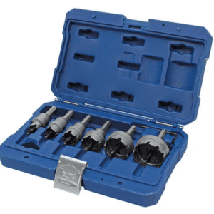 HOLEMAKER 6 PIECE TCT HOLESAW SET, 4.5MM DEPTH, CONTAINS 16, 20, 25, 32, 40 & 50MM DIA.