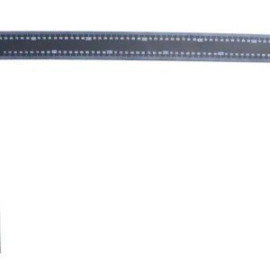 24"/600MM METRIC/IMPERIAL BLACK CARPENTERS SQUARE