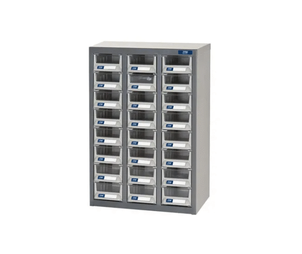 ITM PARTS CABINET, METAL A7 24 DRAWERS 444W x 222D x 642H