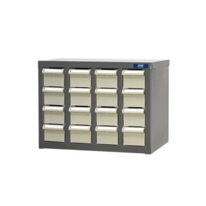 ITM PARTS CABINET, METAL, A8 16 DRAWERS 466W x 222D x 350H