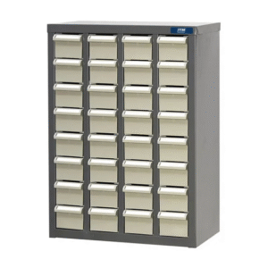 ITM PARTS CABINET, METAL, A8 32 DRAWERS 466W x 222D x 642H
