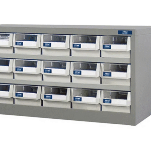 ITM PARTS CABINET, METAL HD 15 DRAWERS 880W x 400D x 440H