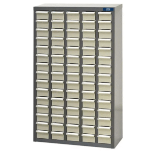 ITM PARTS CABINET, METAL WITH ABS DRAWERS ST1 75 DRAWERS 586W x 222D x 937H