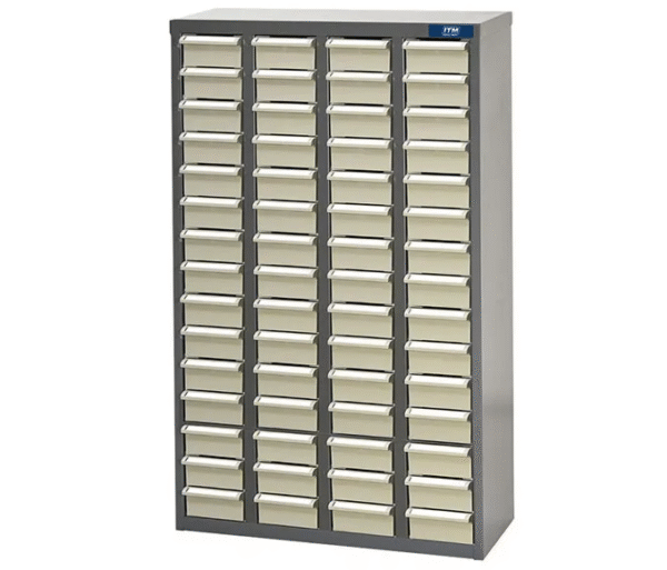 ITM PARTS CABINET, METAL WITH ABS DRAWERS ST2 60 DRAWERS 586W x 222D x 937H