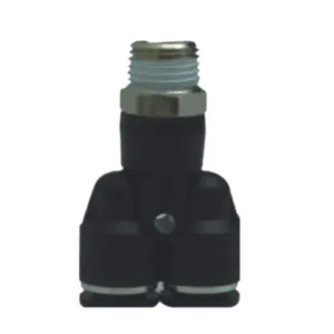 PUSH FIT FITTING, MALE BRANCH "Y", 1/8"  X 4MM