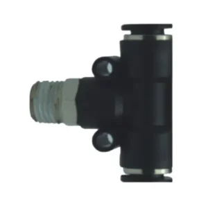 PUSH FIT FITTING, MALE  TEE, 1/8"  X 4MM