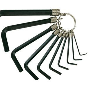 TENG STANDARD METRIC HEX KEY SET, 10PCE, 1.5MM-10MM