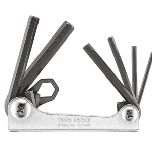 TENG FOLDING AF HEX KEY SET, 6PCE. 1/8"-3/8"