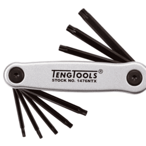 TENG FOLDING TX KEY SET, ALUMINIUM CASE, 8PCE, TX9-TX40