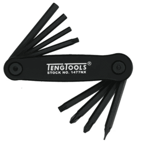 TENG FOLDING KEY SET, 8PCE, FL/PH/PZ/HEX/TX