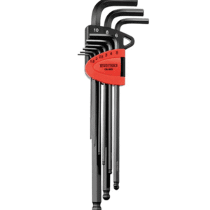 TENG EXTRA LONG BALL-END HEX KEY SET, 9PCE, 1.5MM-10MM