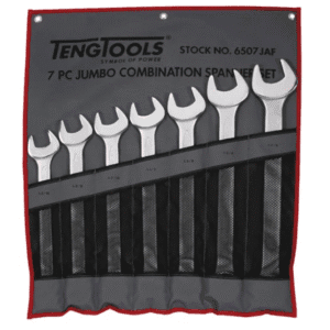 TENG COMBINATION AF SPANNER SET W/WALLET, 7PCE, 1-15/16-1-7/8"