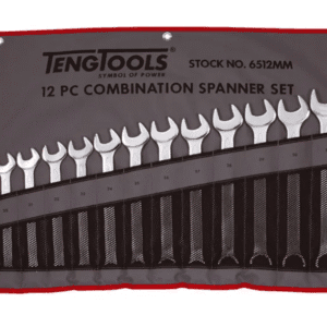 TENG COMBINATION SPANNER SET W/WALLET, METRIC, 12PCE, 20MM-32MM