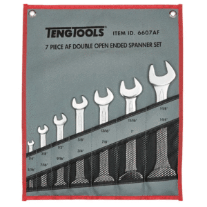 TENG OPEN ENDED SPANNER SET, 7PCE, 1/4" - 1-1/4"
