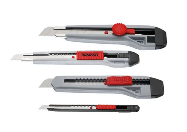 TENG 4PCE SNAP-OFF BLADE BOX KNIFE SET