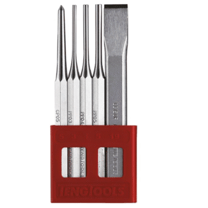 TENG 5PCE PUNCH & CHISEL SET