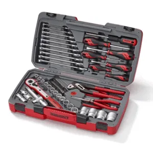 TENG 68PCE 1/2" DR. METRIC SOCKET & TOOL SET 12PNT