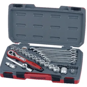 TENG 39PCE 3/8" DR. METRIC REG. SOCKET & SPANNER SET
