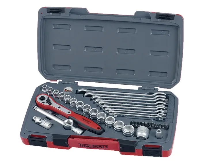 TENG 39PCE 3/8" DR. METRIC REG. SOCKET & SPANNER SET