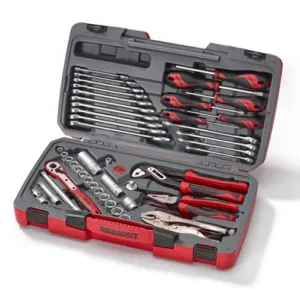 TENG 48PCE 3/8" DR. METRIC/AF SOCKET & TOOL SET