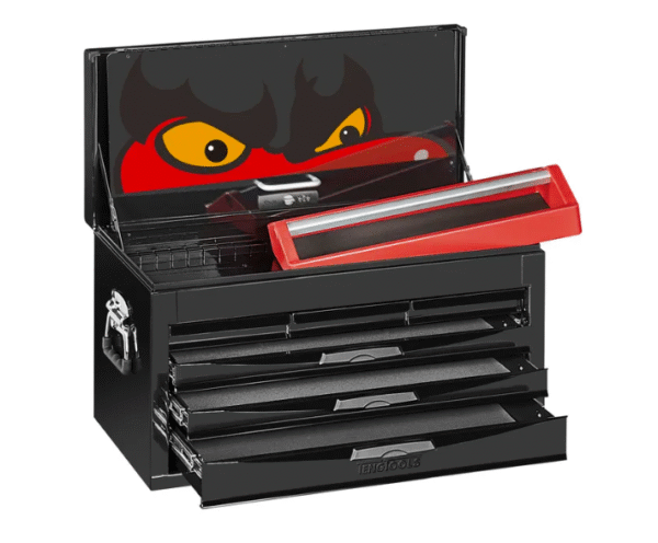 TENG 26" PRO TOP BOX 6 DRAWERS, BLACK