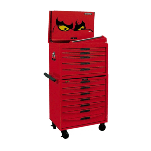 TENG 272PCE 26" 12 DRAWER STACK TOOL KIT, METRIC & IMPERIAL, EVA TRAYS, RED