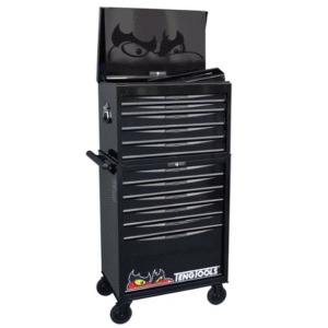 TENG 278PCE 26" 11 DRAWER STACK TOOL KIT, METRIC & IMPERIAL, PS TRAYS, BLACK