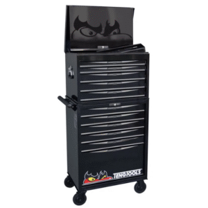 TENG 316PCE 26" 11 DRAWER STACK TOOL KIT, METRIC & IMPERIAL, PS TRAYS, BLACK
