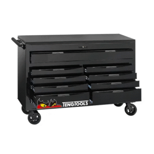 TENG 541PCE  53" 9 DRAWER ROLL CABINET TOOL KIT, METRIC & IMPERIAL, PS TRAYS, BLACK